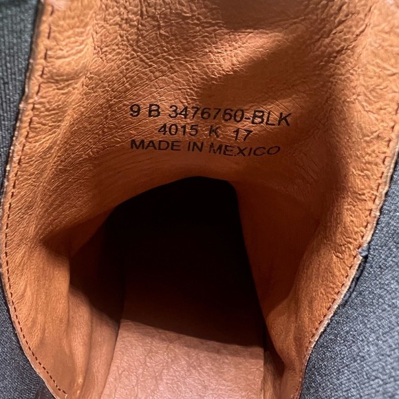 Frye Carly Zip Chelsea Boots Women's Size 9 EU 39.5 Leather Shoes Ankle Booties - Picture 9 of 10